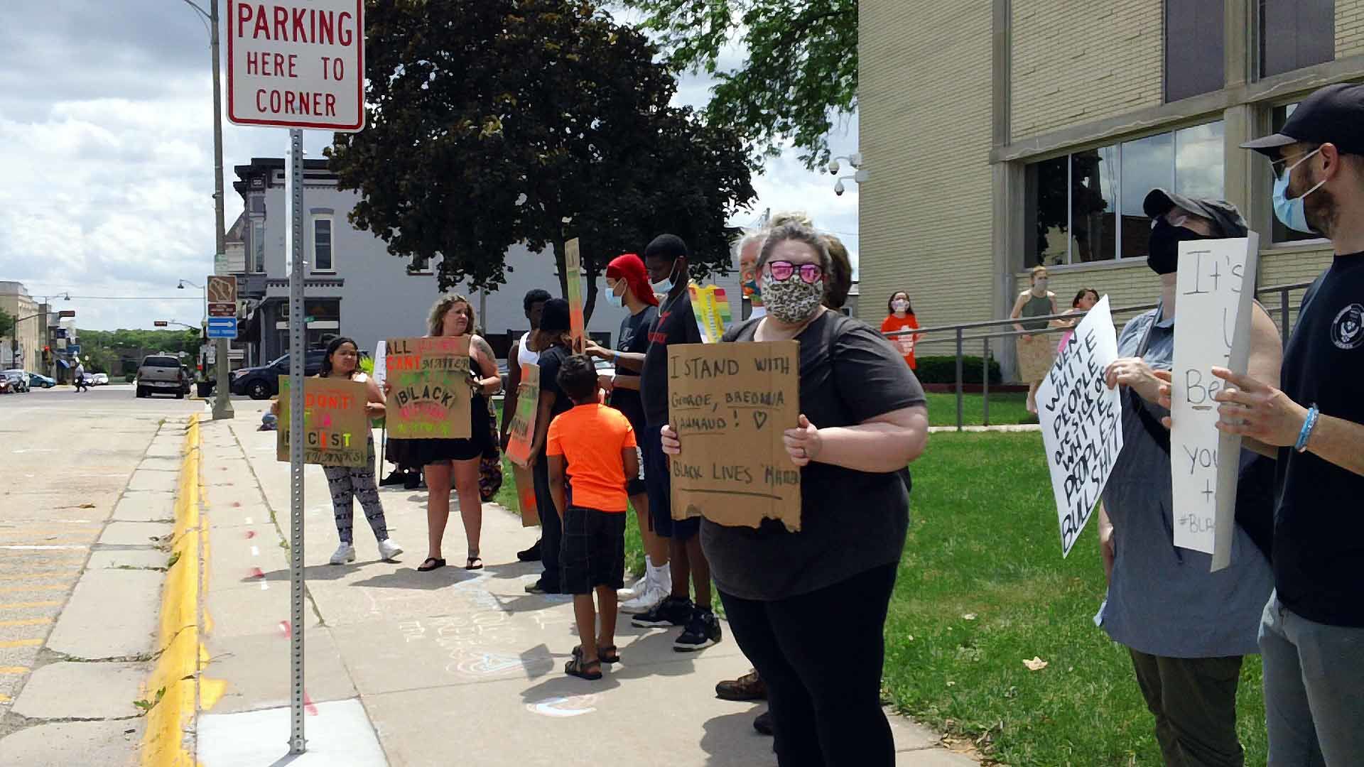 Portage protests police brutality